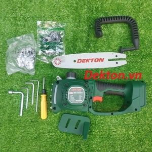 Máy cưa xích pin Dekton M21-CS08BL ( ĐỦ BỘ 2 pin – 1 sạc)