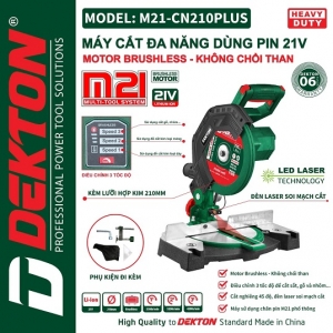 Máy cắt đa năng dekton M21-CN210plus ( chưa có pin và sạc)