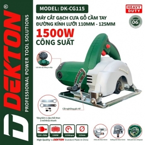 Máy cắt gạch và cưa gỗ Dekton DK-CG115 ( chưa có lưỡi cắt)