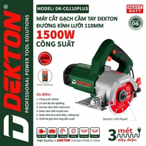 Máy cắt gạch DEKTON DK-CG110PLUS ( đã có lưỡi cắt 110mm)