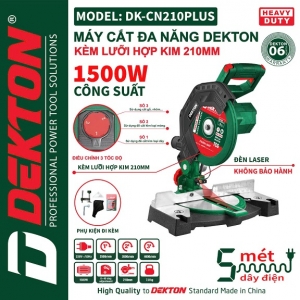 Máy cắt nhôm chỉnh tốc Dekton DK-CN210plus