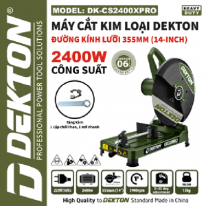 Máy Cắt Sắt Để Bàn Dùng Đá 355MM Dekton DK-CS2400