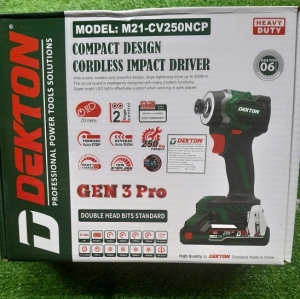 Máy chuyên vít dekton M21-CV250NCP ( Chưa pin và sạc)