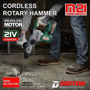 Máy Khoan Đục 2 Chức Năng Dekton M21-RH2702BL ( chưa có pin và sạc)