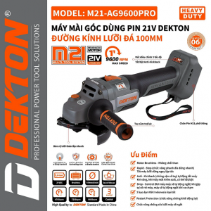 Máy mài pin Dekton M21-AG9600pro ( chưa có pin và sạc)