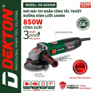 Máy Mài Góc Dekton DK-AG850R chống tự khởi động lại