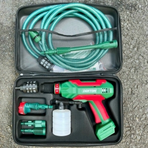 Máy rửa xe pin moter từ Dekton M21-SRX1401plus ( Thân máy chưa pin sạc)