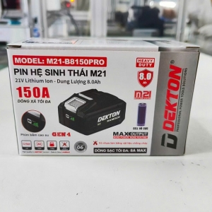 Pin dekton 21v8a b8150pro