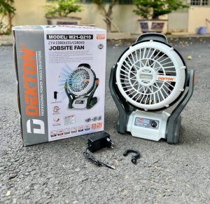 Quạt dekton dùng pin m21-q210
